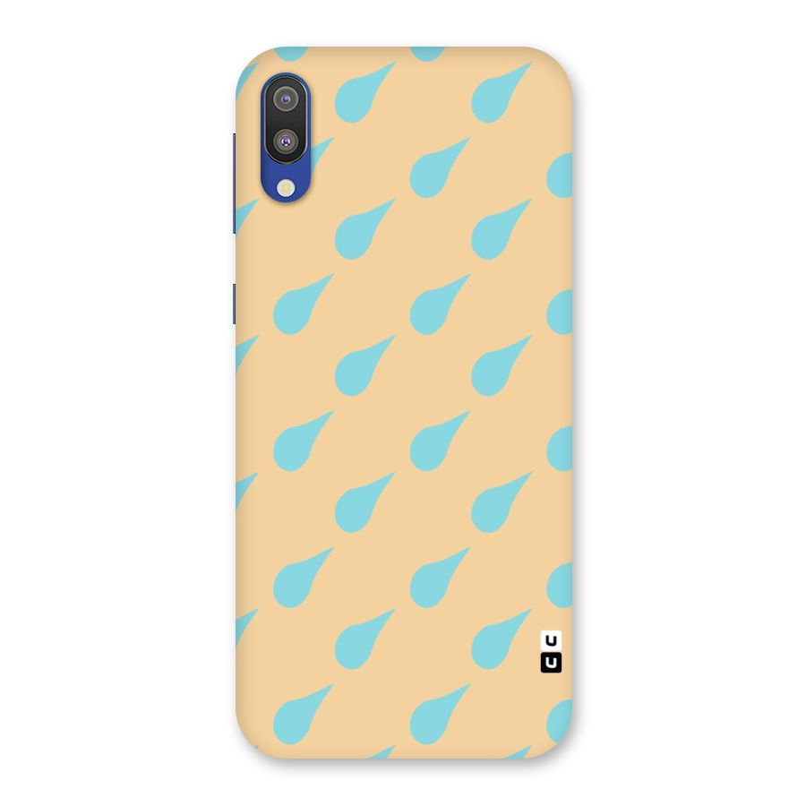 Pastel Orange Drops Back Case for Galaxy M10