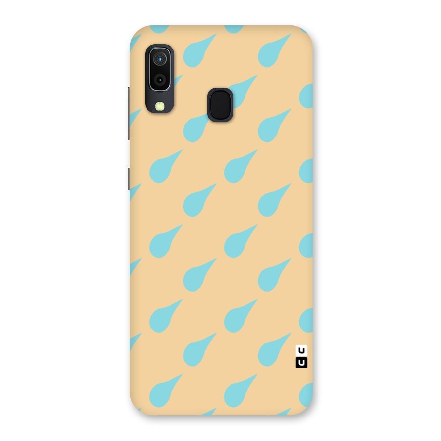Pastel Orange Drops Back Case for Galaxy M10s
