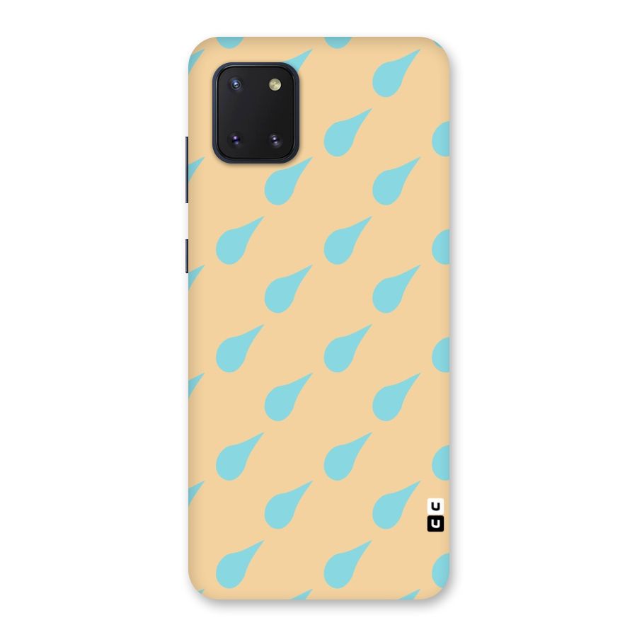 Pastel Orange Drops Back Case for Galaxy Note 10 Lite