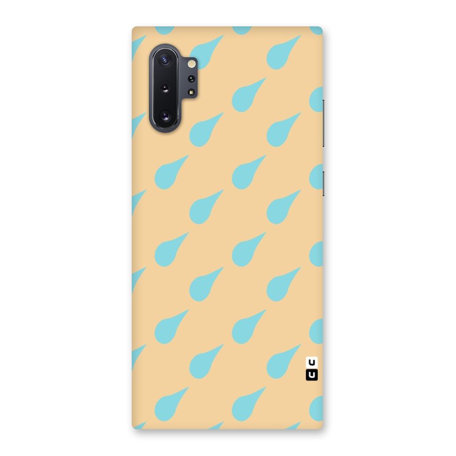 Pastel Orange Drops Back Case for Galaxy Note 10 Plus