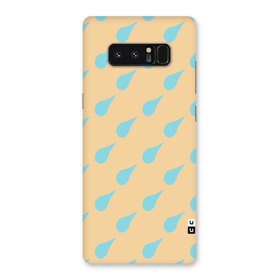 Pastel Orange Drops Back Case for Galaxy Note 8