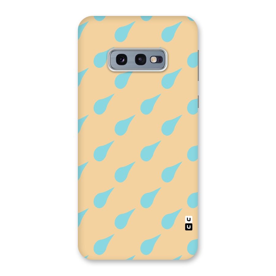 Pastel Orange Drops Back Case for Galaxy S10e