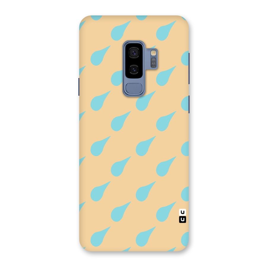 Pastel Orange Drops Back Case for Galaxy S9 Plus