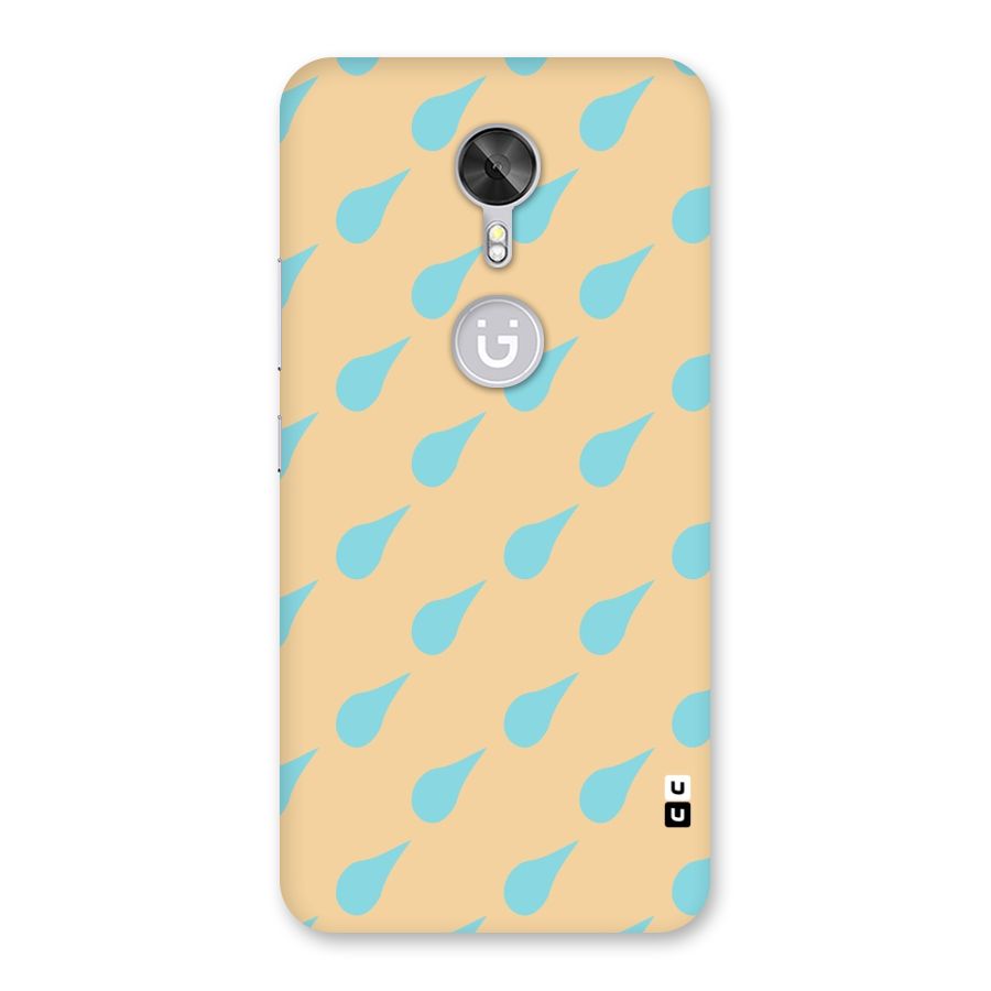 Pastel Orange Drops Back Case for Gionee A1