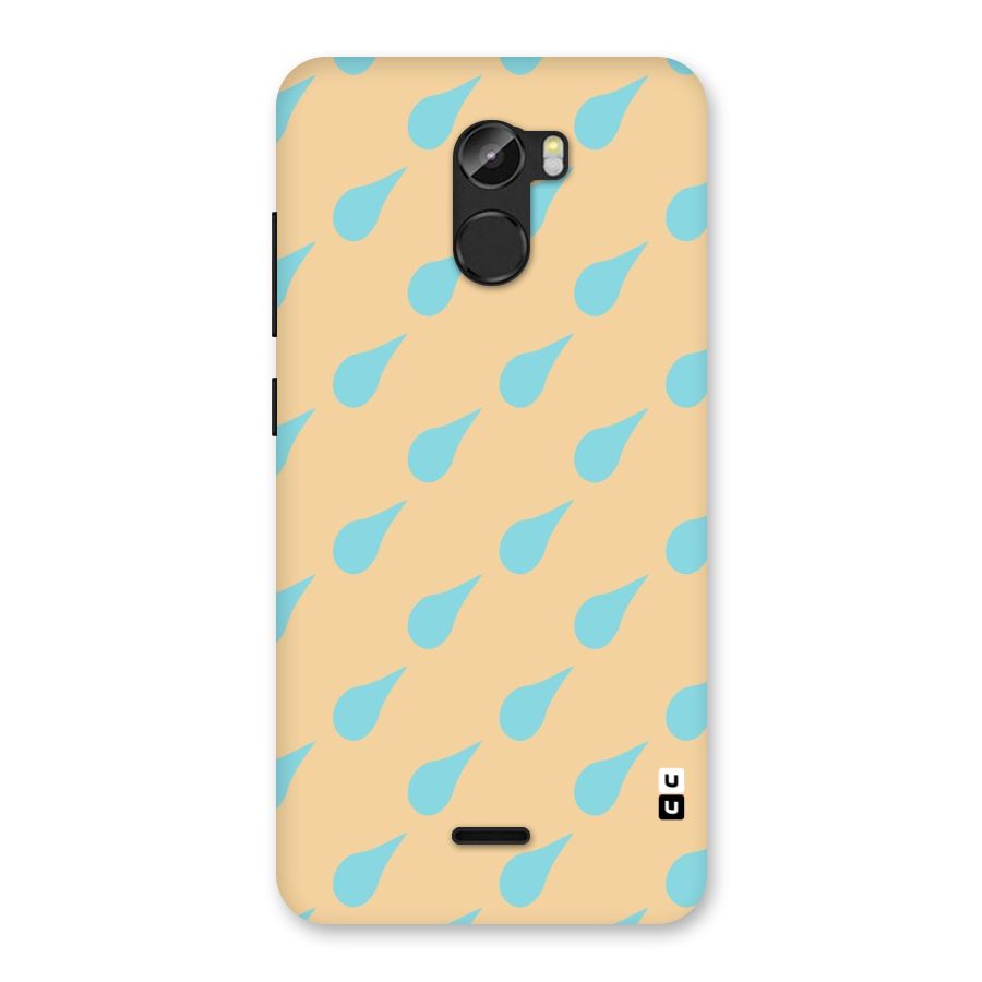 Pastel Orange Drops Back Case for Gionee X1