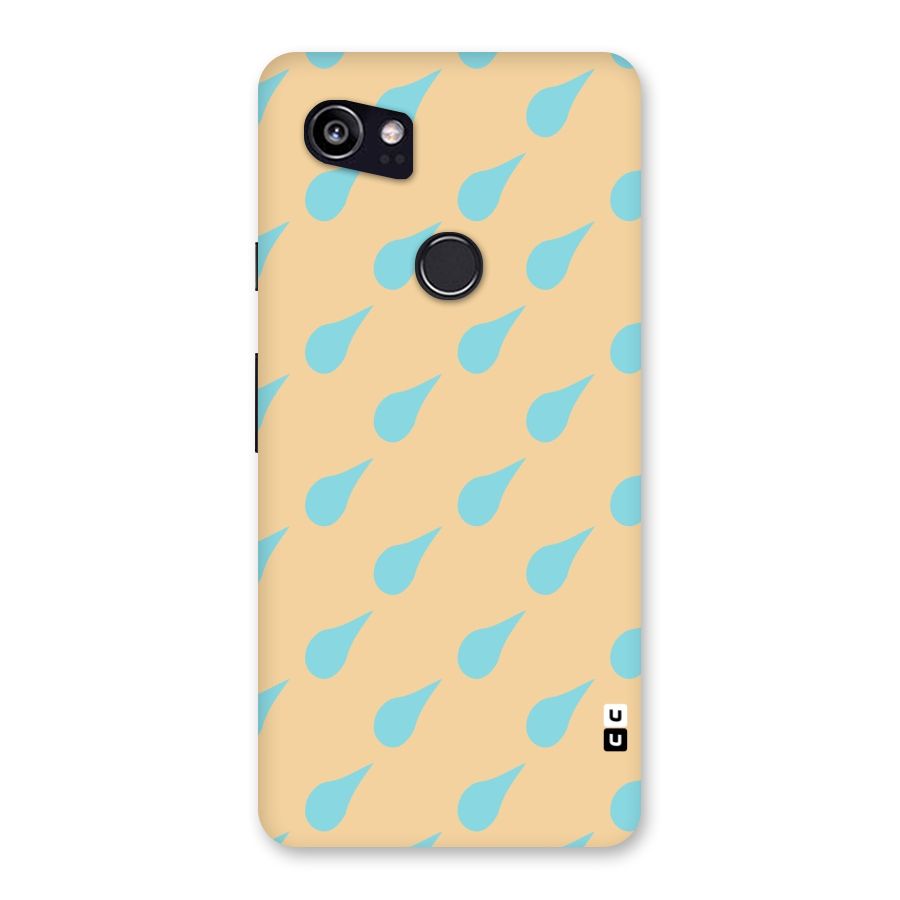Pastel Orange Drops Back Case for Google Pixel 2 XL