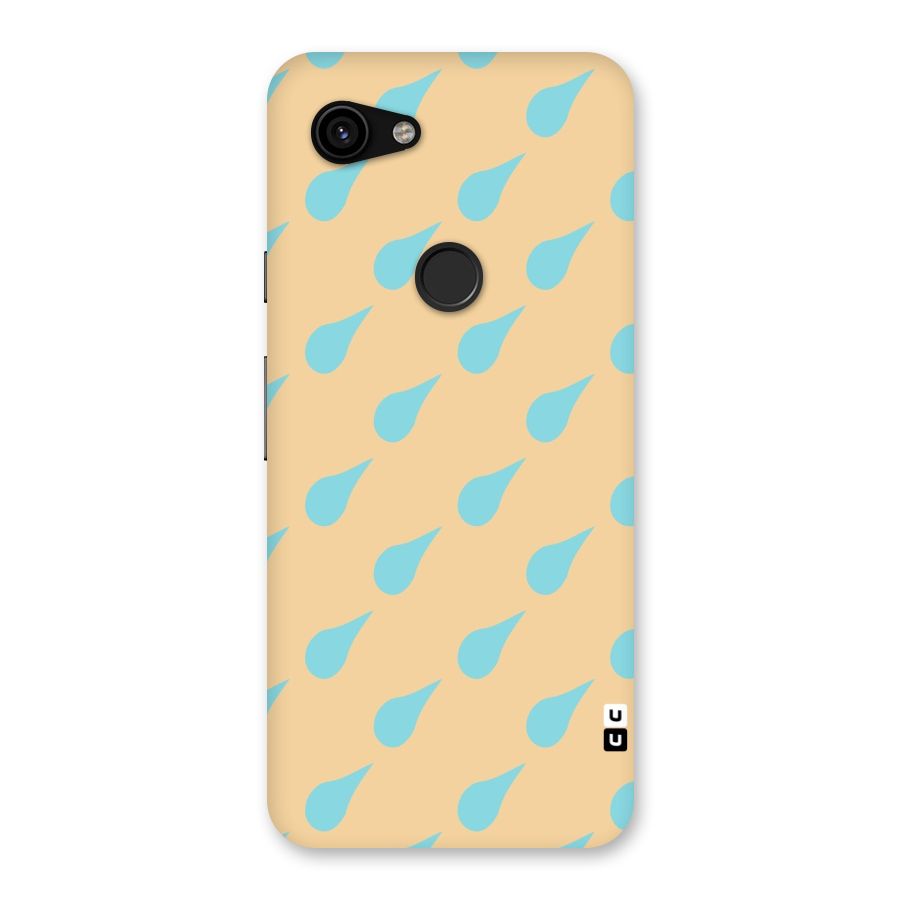 Pastel Orange Drops Back Case for Google Pixel 3a