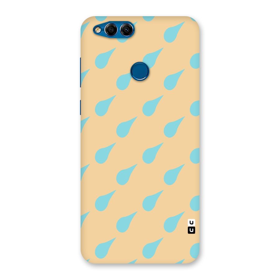 Pastel Orange Drops Back Case for Honor 7X