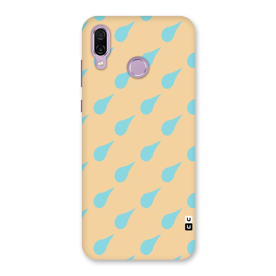 Pastel Orange Drops Back Case for Honor Play