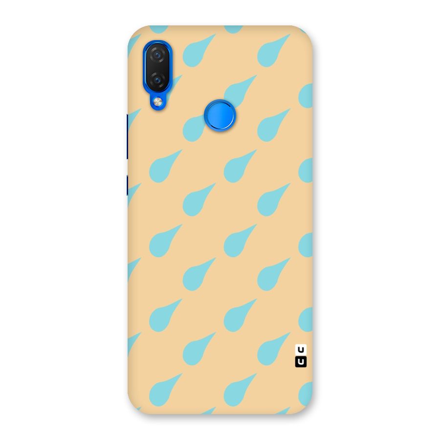Pastel Orange Drops Back Case for Huawei P Smart+