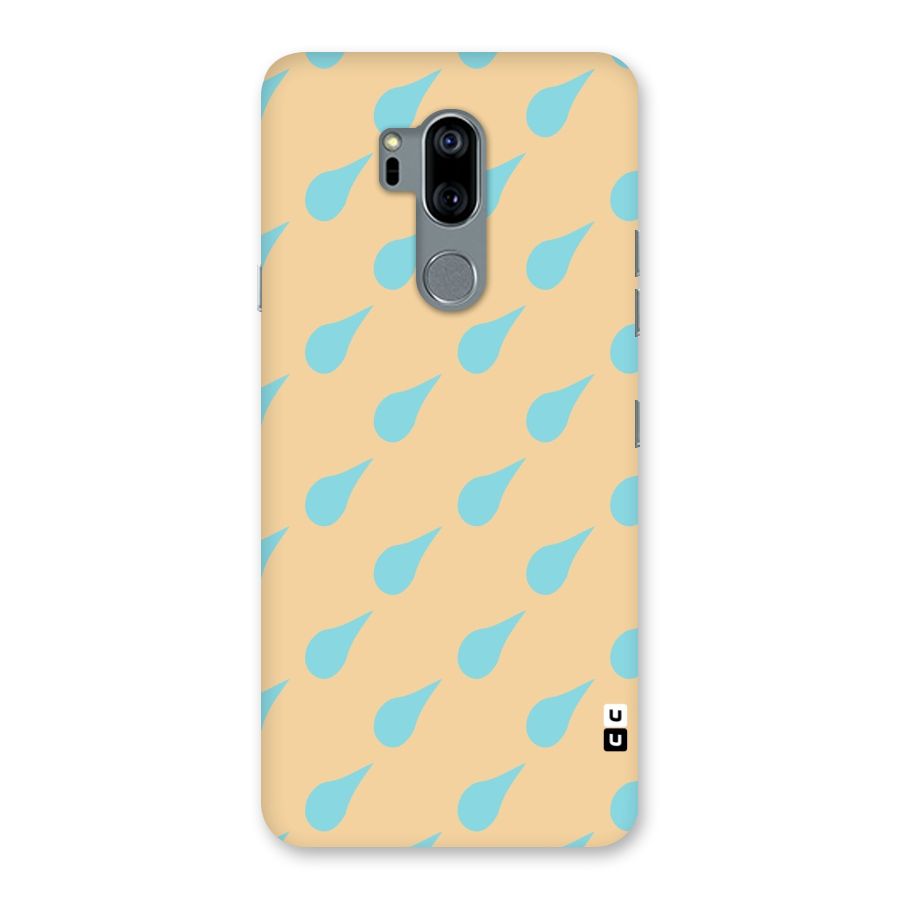 Pastel Orange Drops Back Case for LG G7