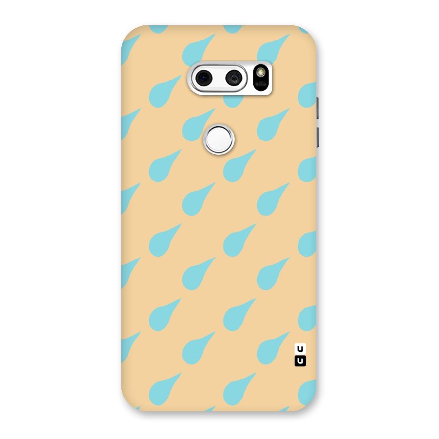 Pastel Orange Drops Back Case for LG V30