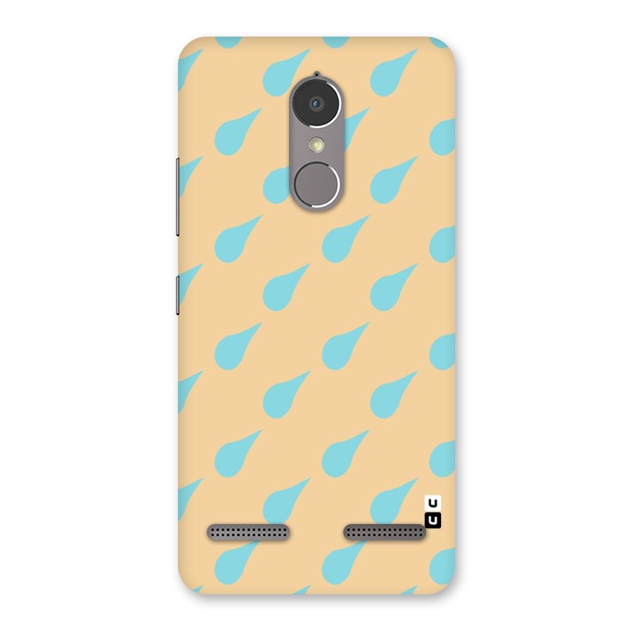 Pastel Orange Drops Back Case for Lenovo K6
