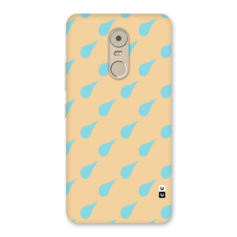 Pastel Orange Drops Back Case for Lenovo K6 Note