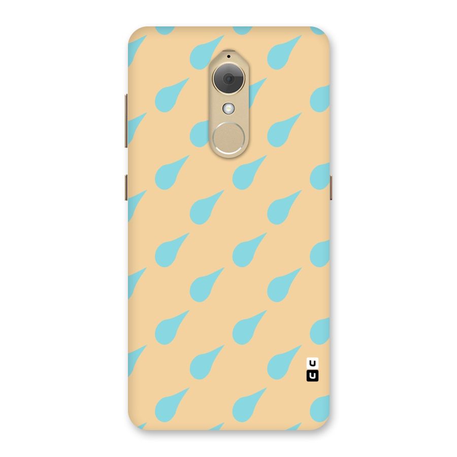 Pastel Orange Drops Back Case for Lenovo K8