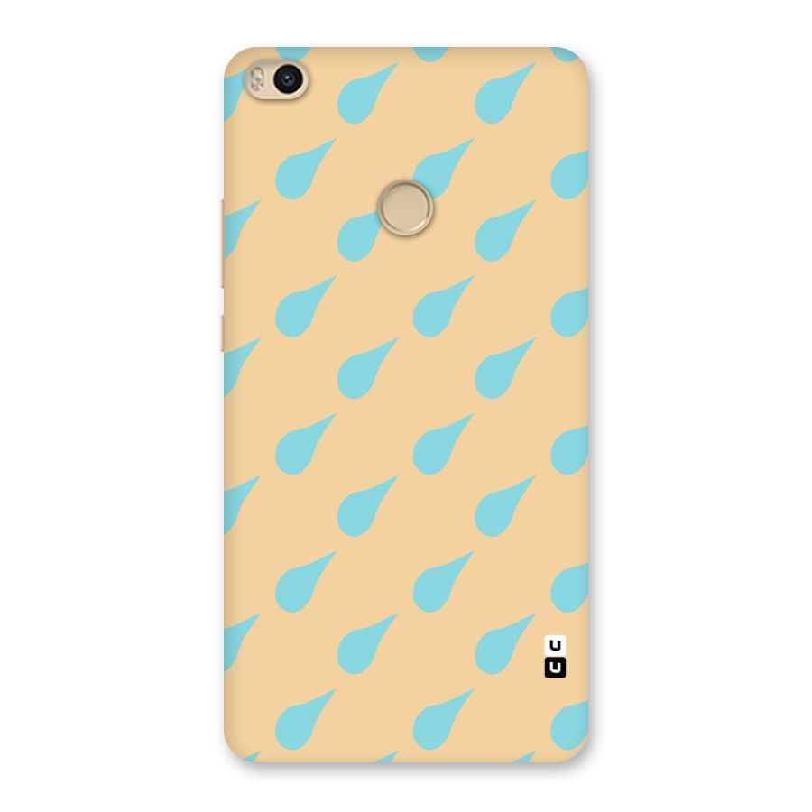 Pastel Orange Drops Back Case for Mi Max 2