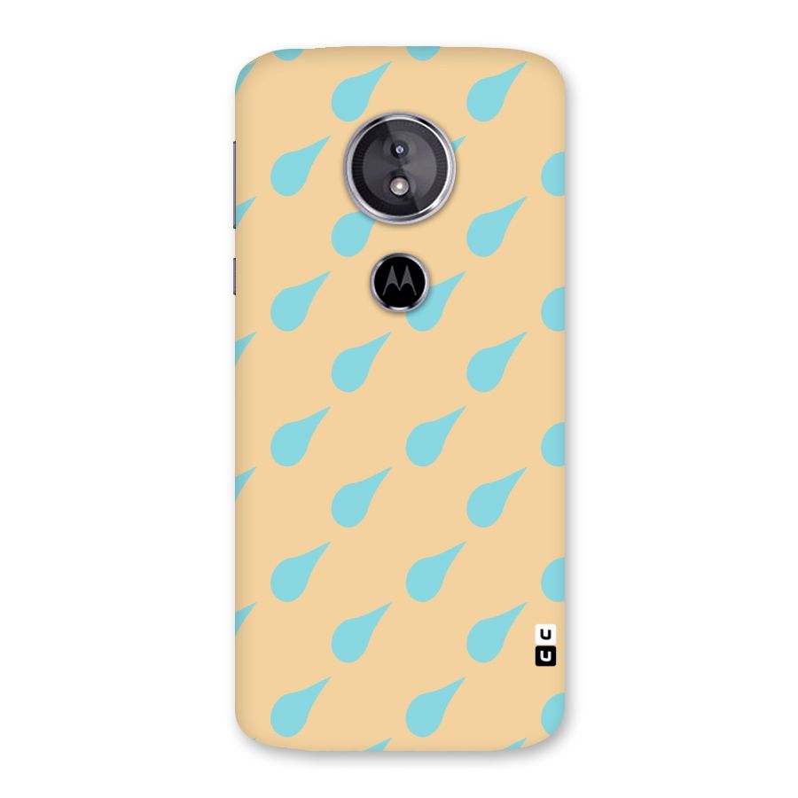 Pastel Orange Drops Back Case for Moto E5