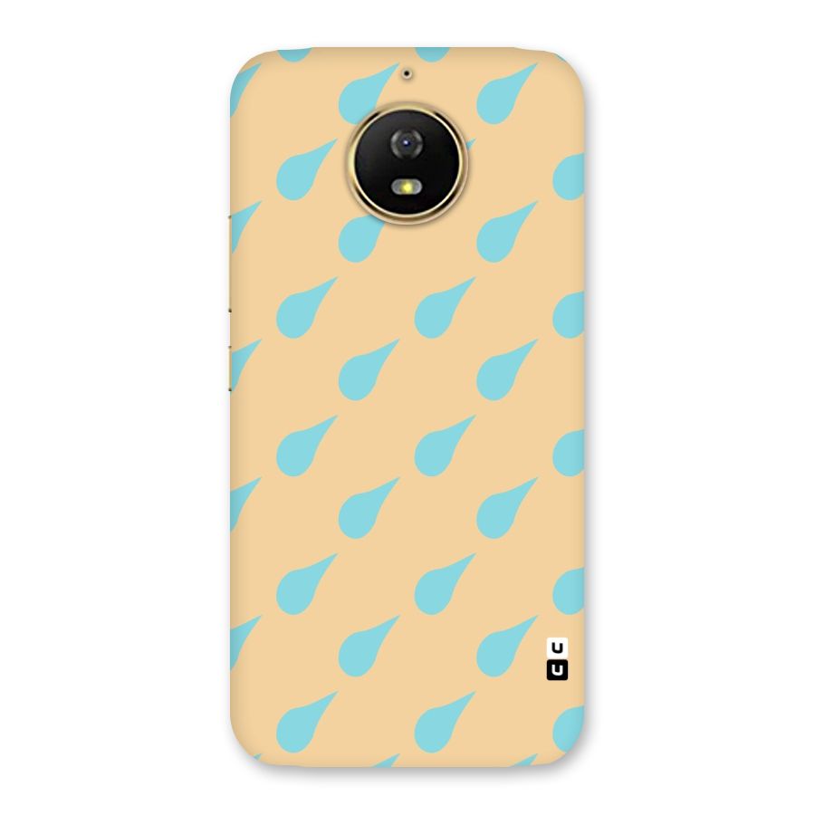Pastel Orange Drops Back Case for Moto G5s