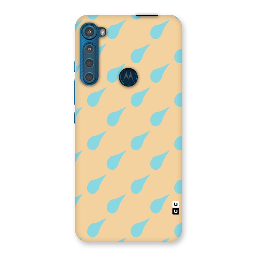 Pastel Orange Drops Back Case for Motorola One Fusion Plus