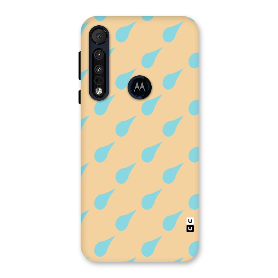 Pastel Orange Drops Back Case for Motorola One Macro