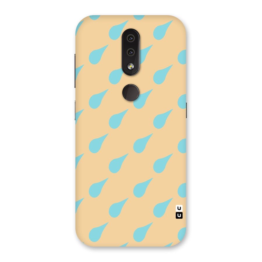 Pastel Orange Drops Back Case for Nokia 4.2