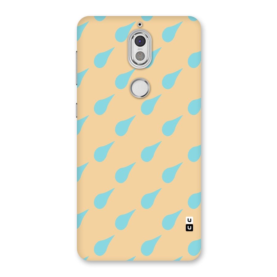 Pastel Orange Drops Back Case for Nokia 7