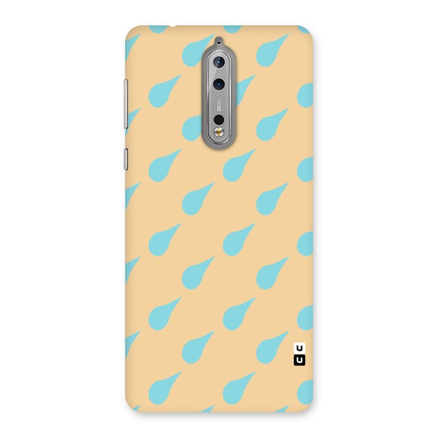 Pastel Orange Drops Back Case for Nokia 8