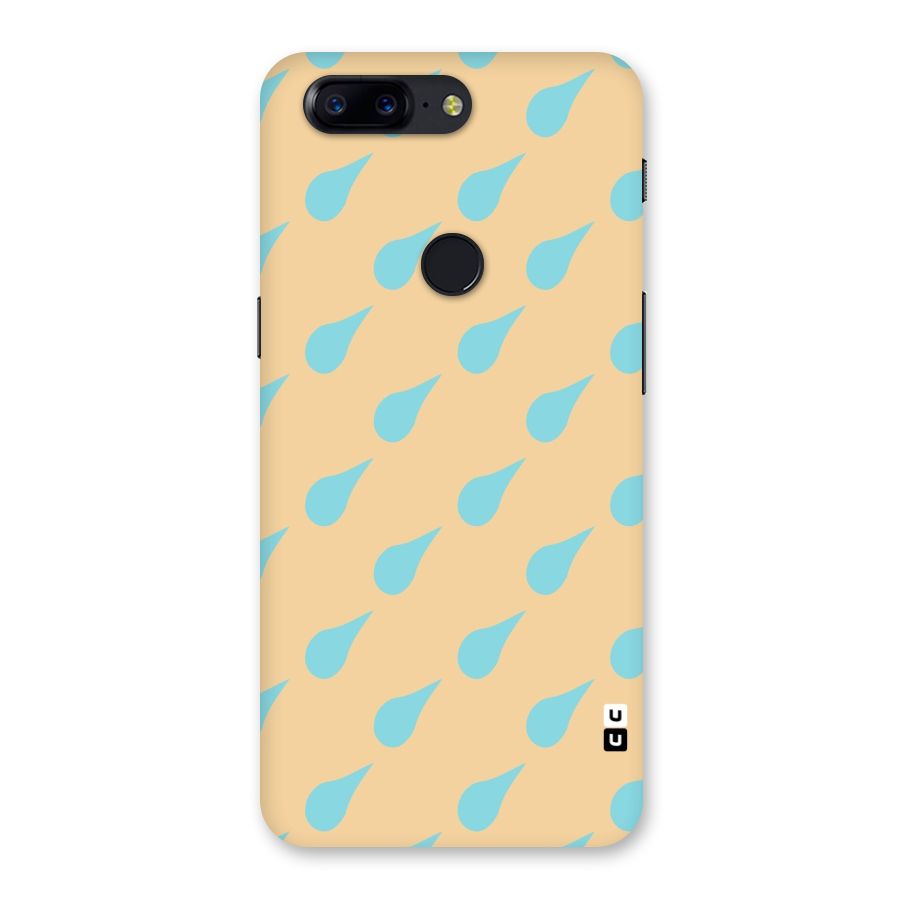 Pastel Orange Drops Back Case for OnePlus 5T