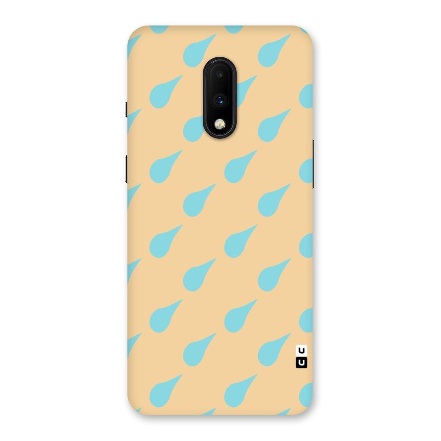 Pastel Orange Drops Back Case for OnePlus 7