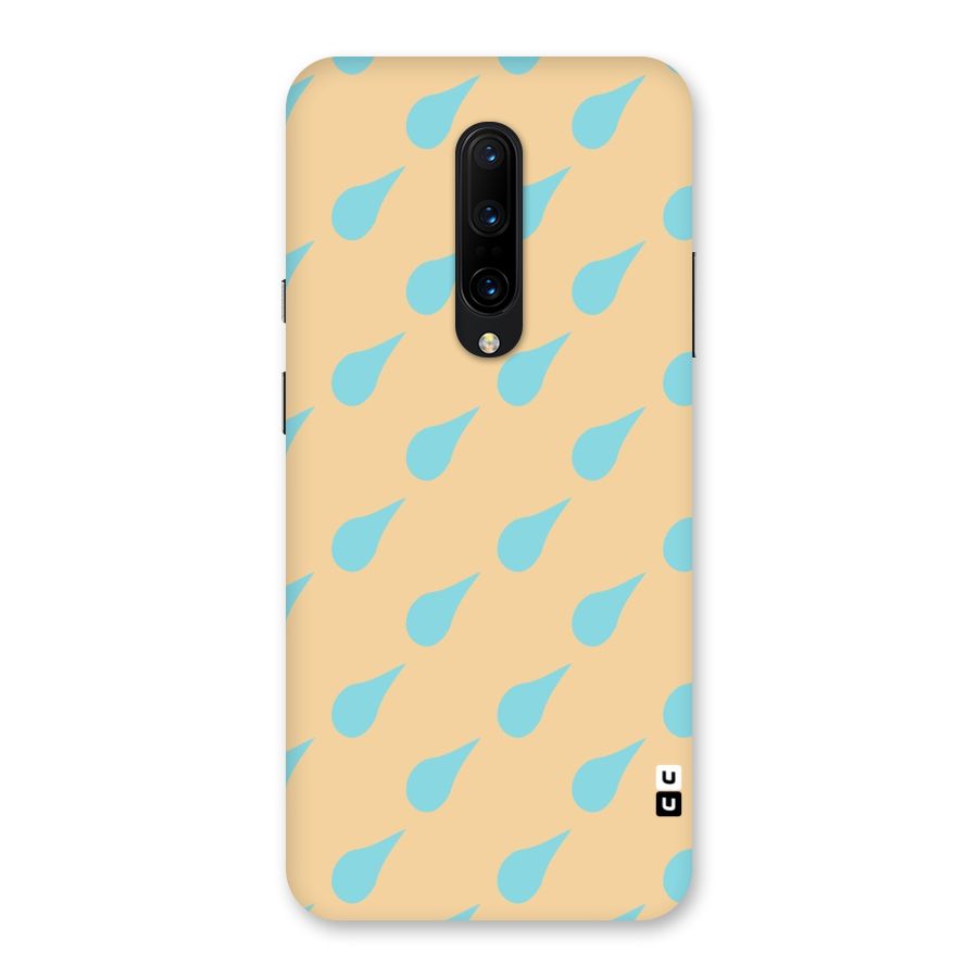 Pastel Orange Drops Back Case for OnePlus 7 Pro