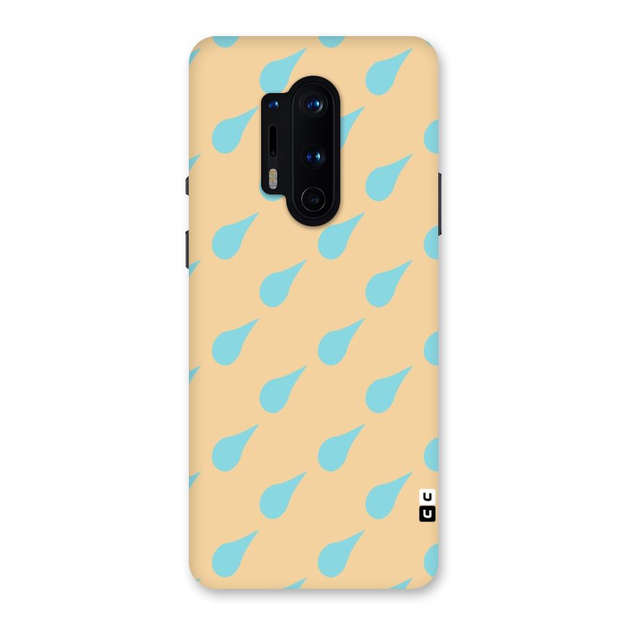 Pastel Orange Drops Back Case for OnePlus 8 Pro