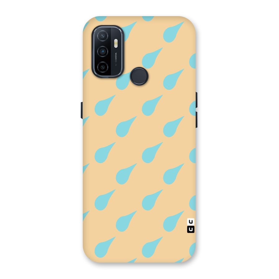 Pastel Orange Drops Back Case for Oppo A32