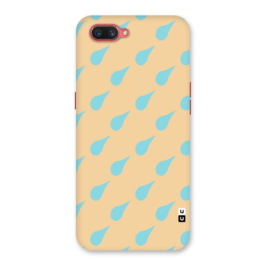 Pastel Orange Drops Back Case for Oppo A3s