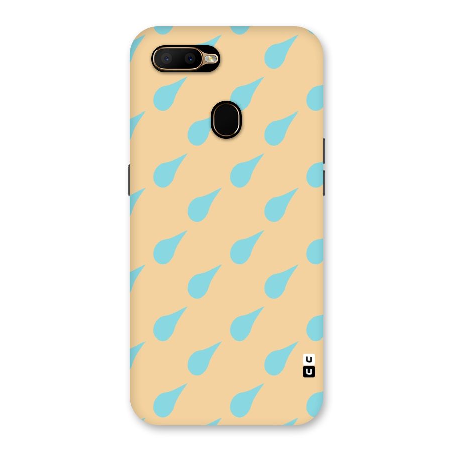 Pastel Orange Drops Back Case for Oppo A5s