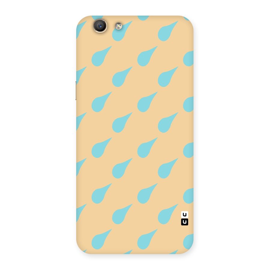 Pastel Orange Drops Back Case for Oppo F1s