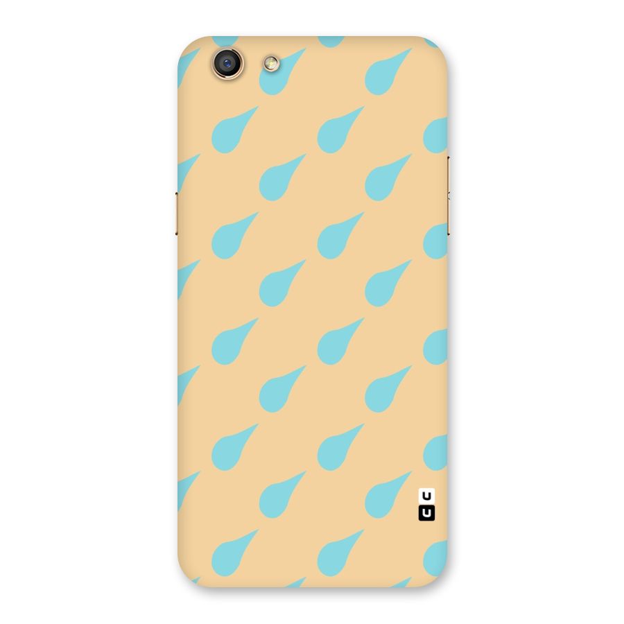 Pastel Orange Drops Back Case for Oppo F3