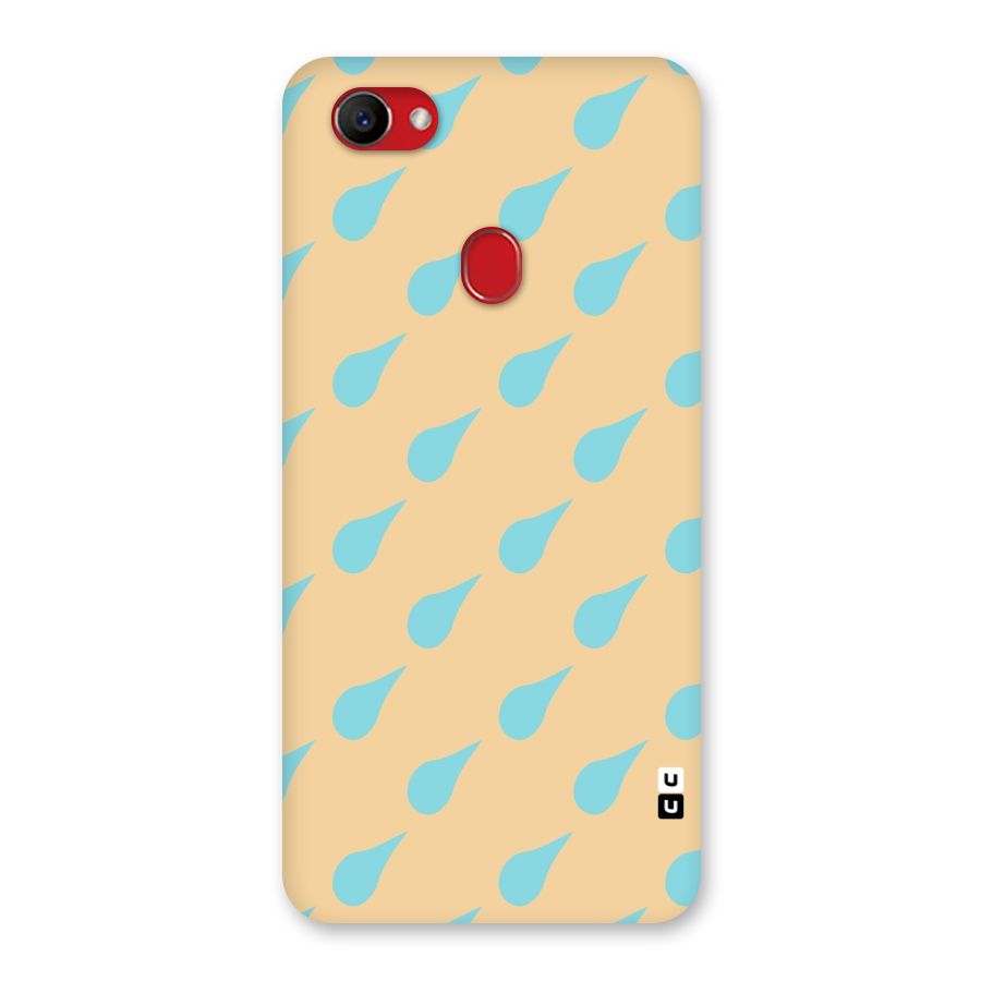 Pastel Orange Drops Back Case for Oppo F7