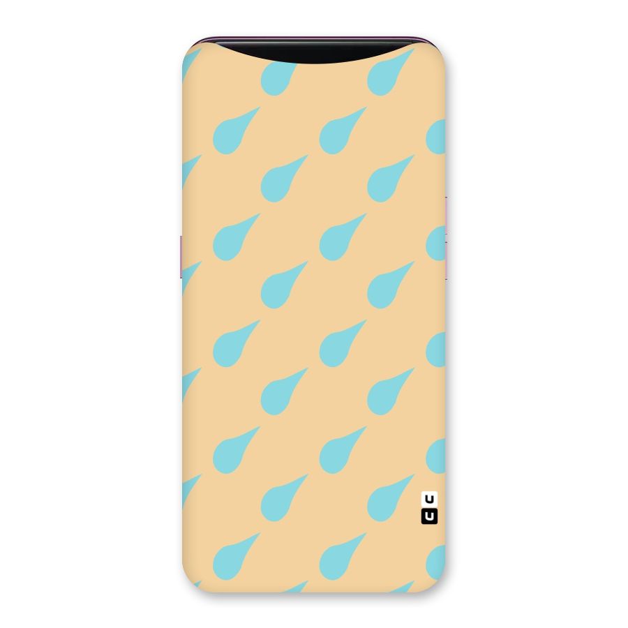 Pastel Orange Drops Back Case for Oppo Find X