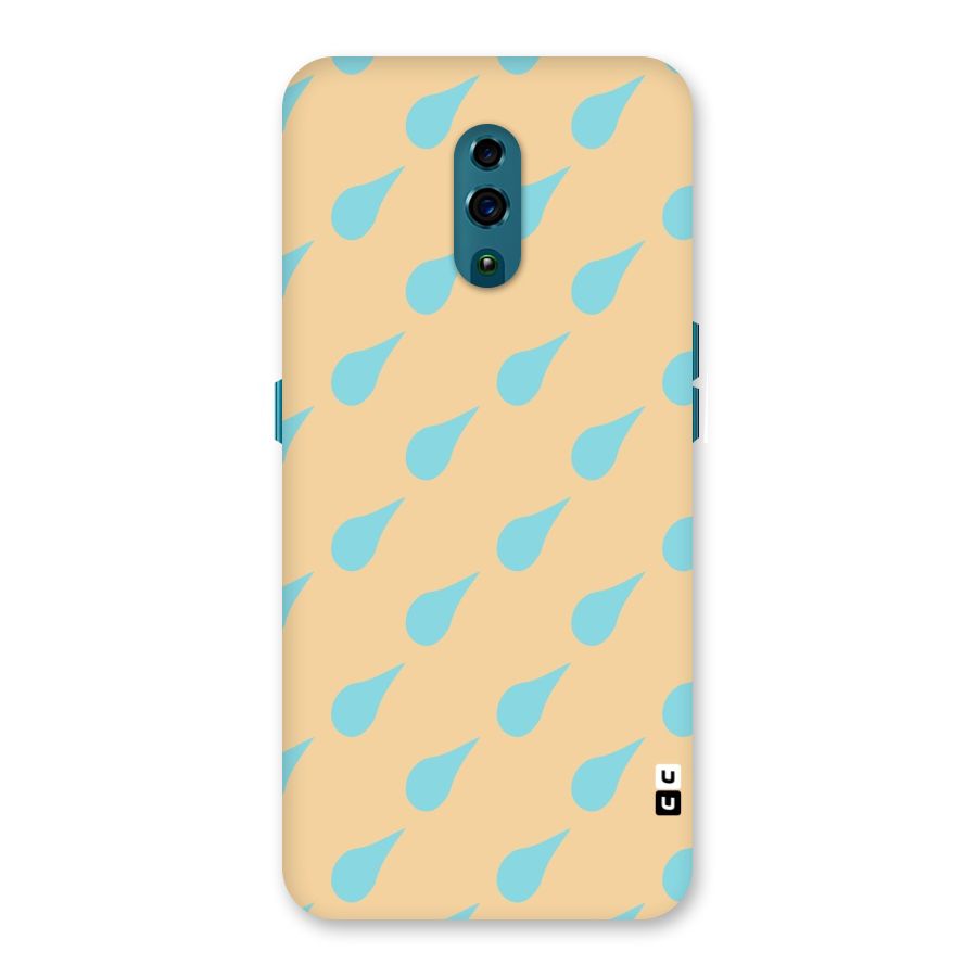 Pastel Orange Drops Back Case for Oppo Reno