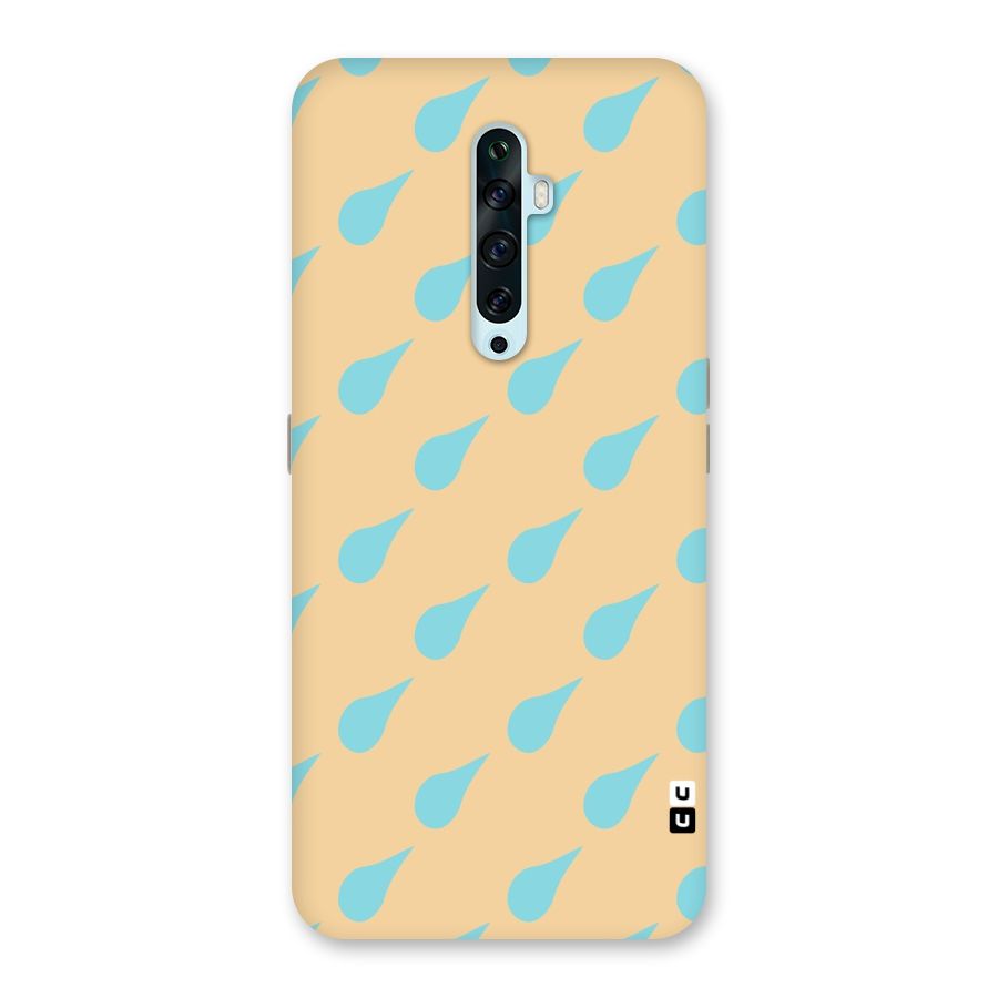 Pastel Orange Drops Back Case for Oppo Reno2 F