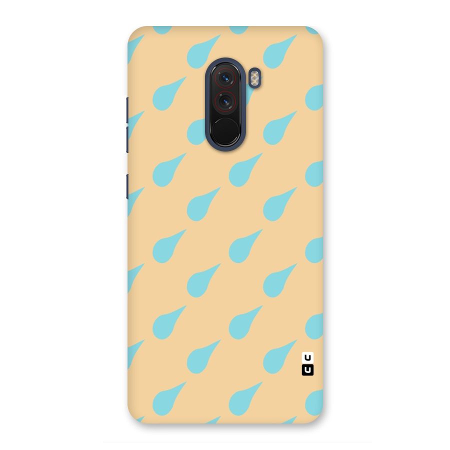 Pastel Orange Drops Back Case for Poco F1