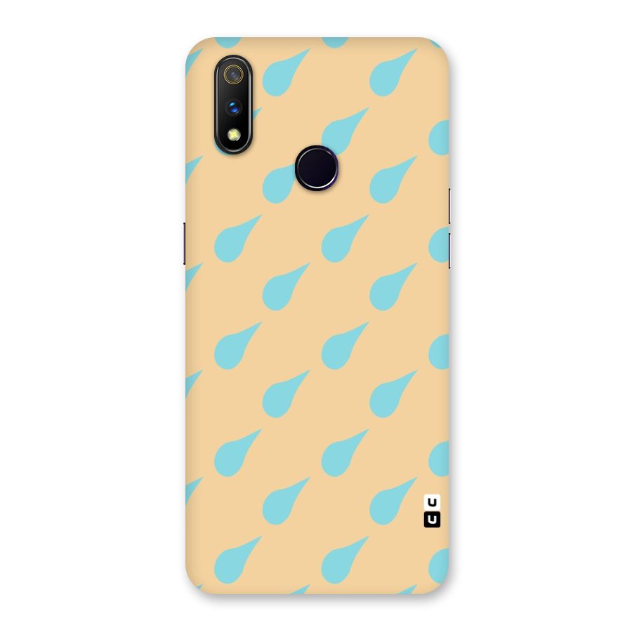 Pastel Orange Drops Back Case for Realme 3 Pro