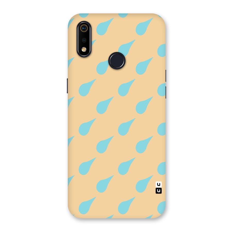 Pastel Orange Drops Back Case for Realme 3i