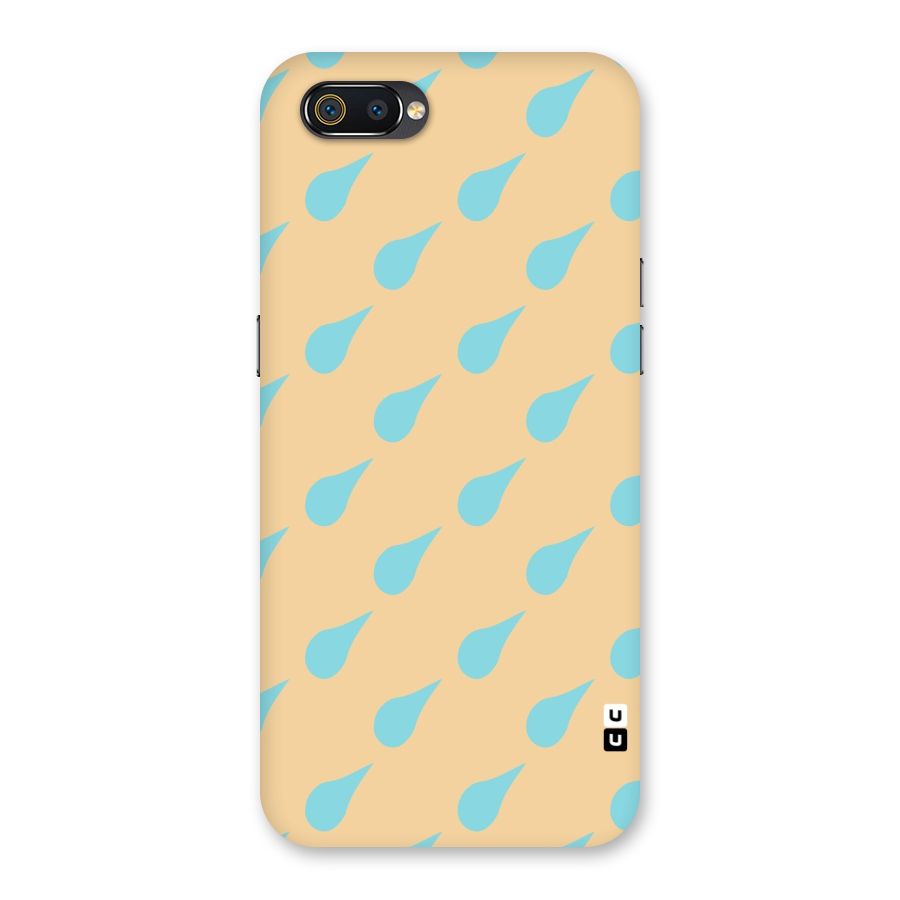 Pastel Orange Drops Back Case for Realme C2