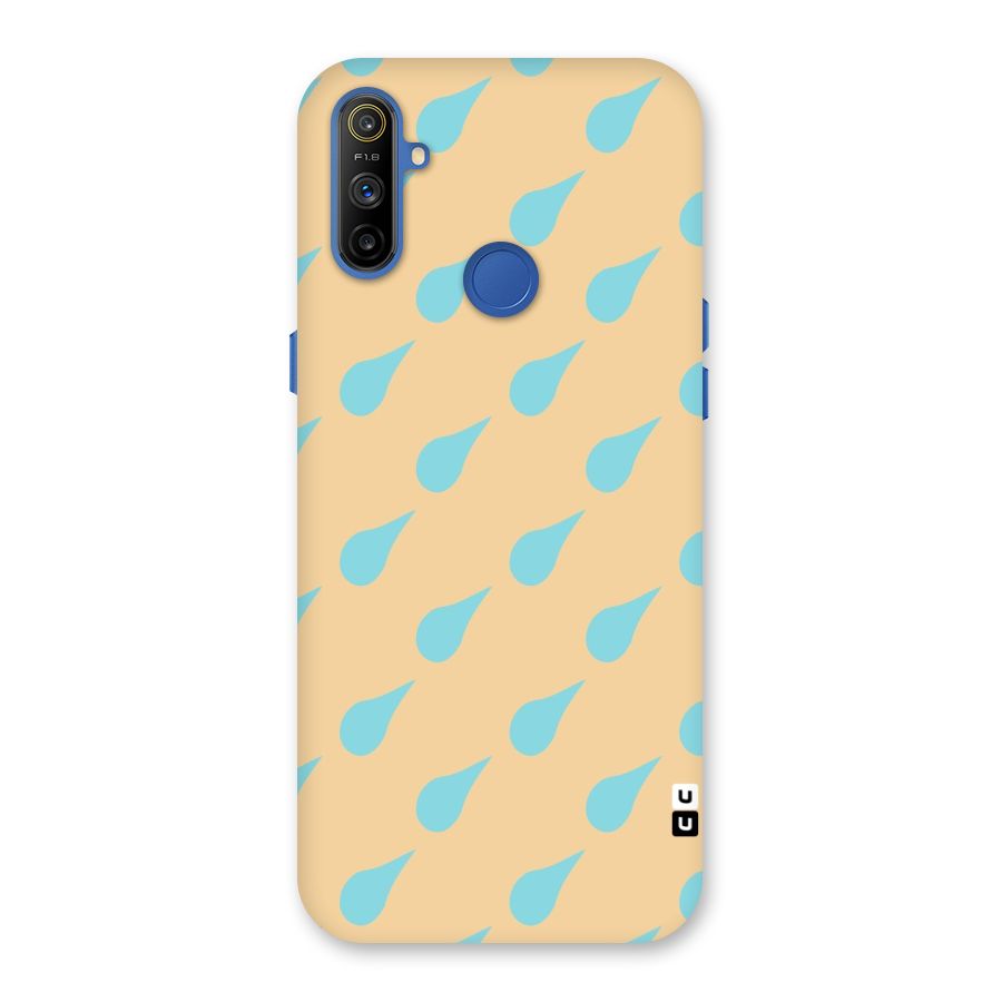 Pastel Orange Drops Back Case for Realme Narzo 10A