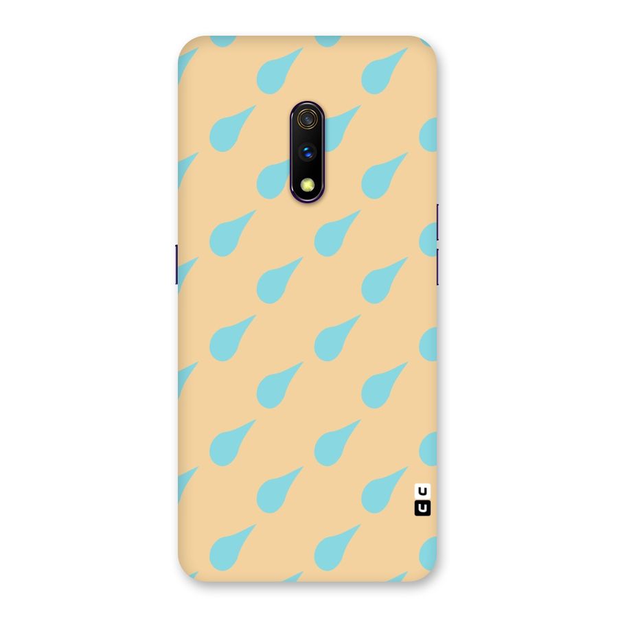 Pastel Orange Drops Back Case for Realme X