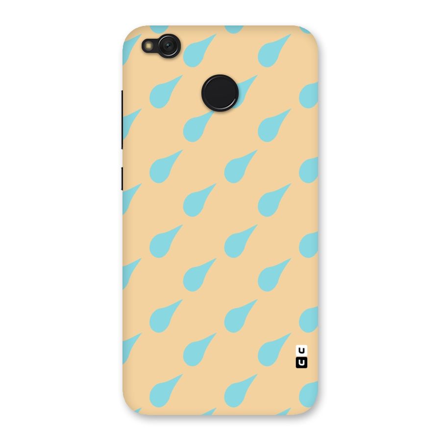 Pastel Orange Drops Back Case for Redmi 4