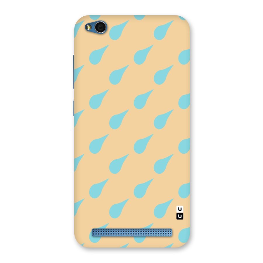 Pastel Orange Drops Back Case for Redmi 5A
