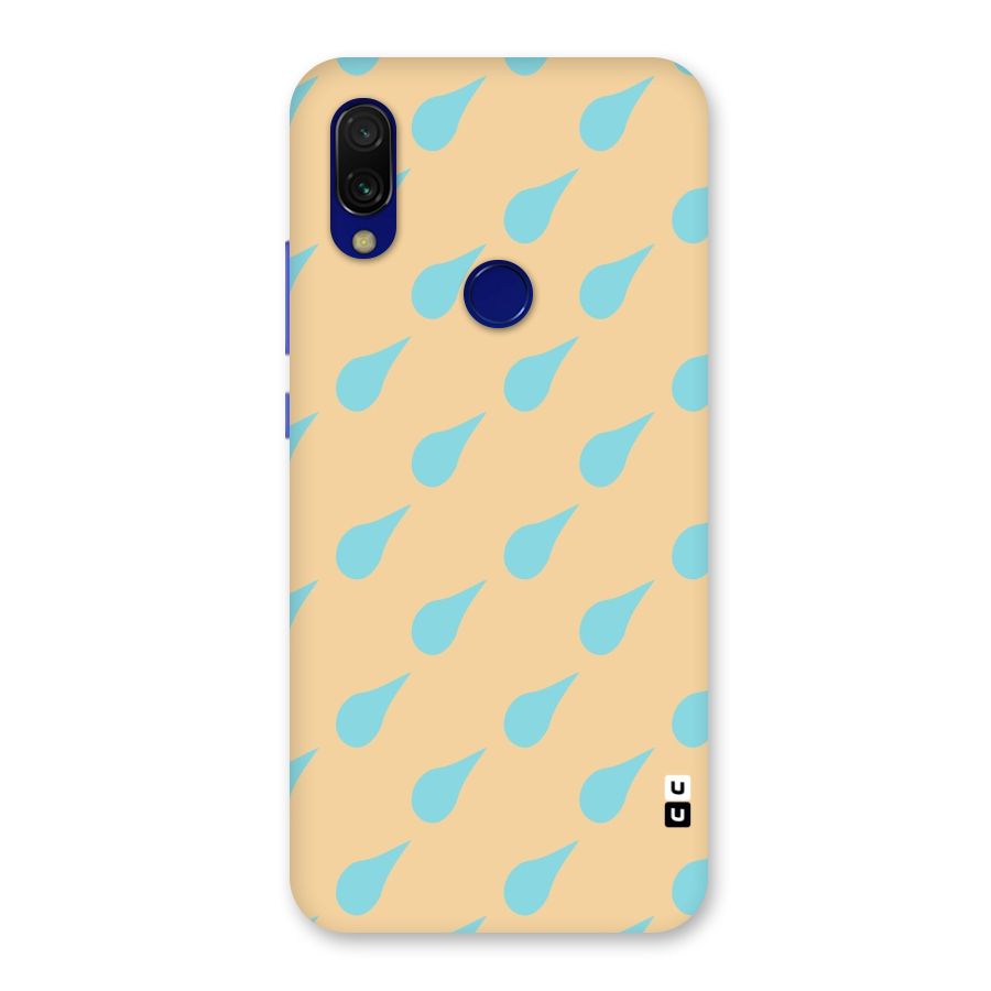 Pastel Orange Drops Back Case for Redmi 7