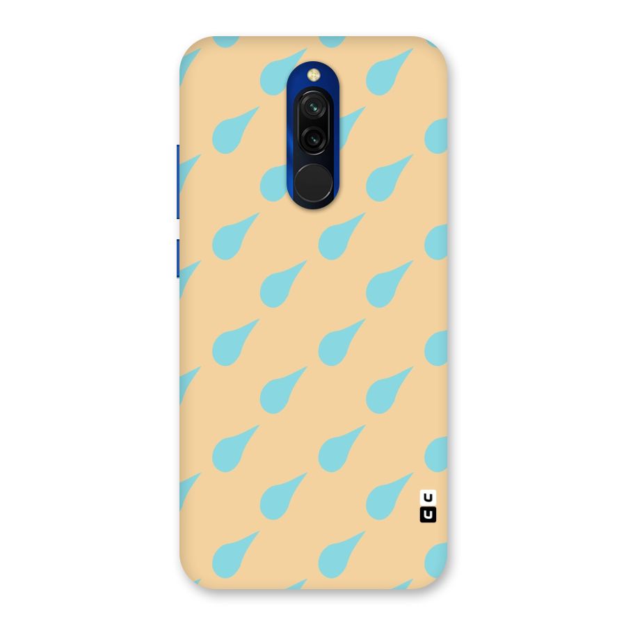 Pastel Orange Drops Back Case for Redmi 8